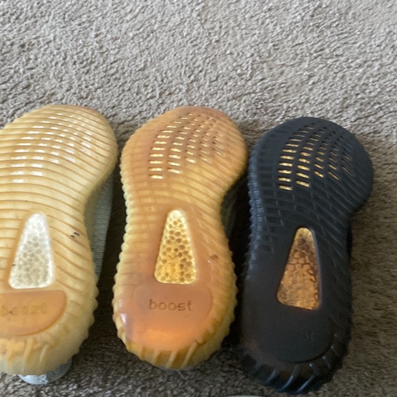 Reflective breds , cloud white , tint blue yeezys size 11.5 - Picture 3 of 4